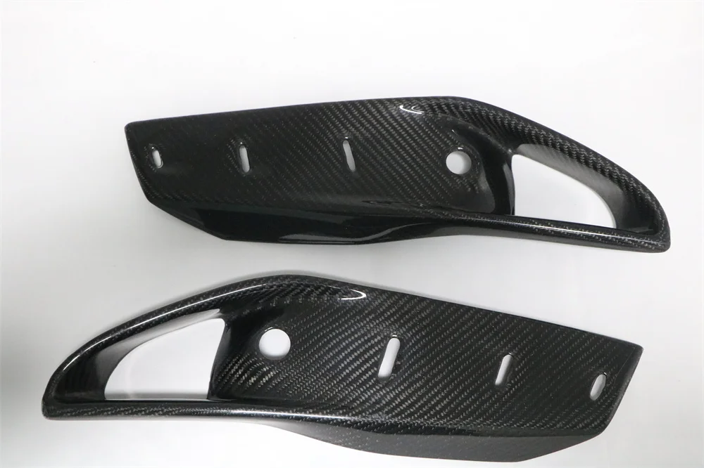 

Dry Carbon Fiber Front Foglamp Trim Eyelids Air Vent Grill Frame Covers For BMW X5M F85 X6M F86 2015 -2019 Car Styling