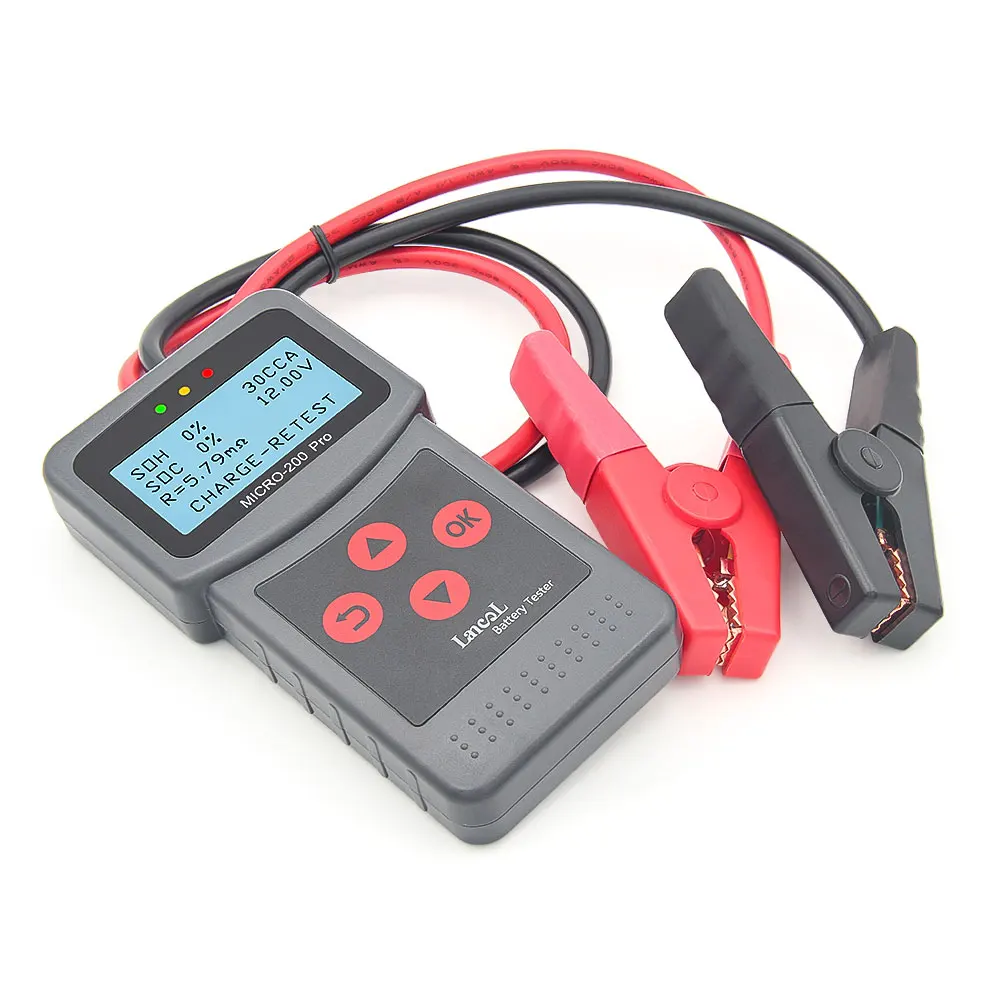Lancol Micro200Pro 12V 24V Auto- und Motorrad-Batterietester 40 bis 2000CCA Startstrom- und Lade-Batterie-AGM-Gel-Kapazitätsanalysator-Werkzeuge – Detail 18