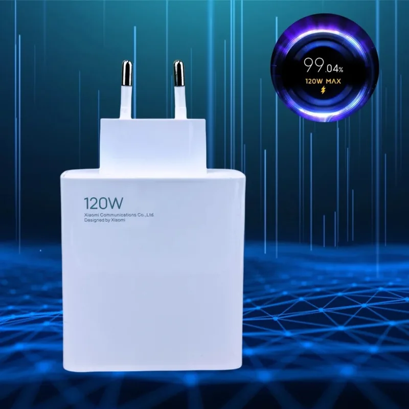 Xiaomi 120W HyperCharge Fast Charger For Mi Redmi POCO Mi Series USB C Power Adapter EU/US Travel Charging Adapter Phone Charger