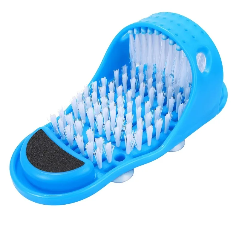 High Reliability Shower Foot Cleaner Foot Washing Brush Foot Scrub Massage Dead Skin Remover With Suction Cup for Bathing Hotels