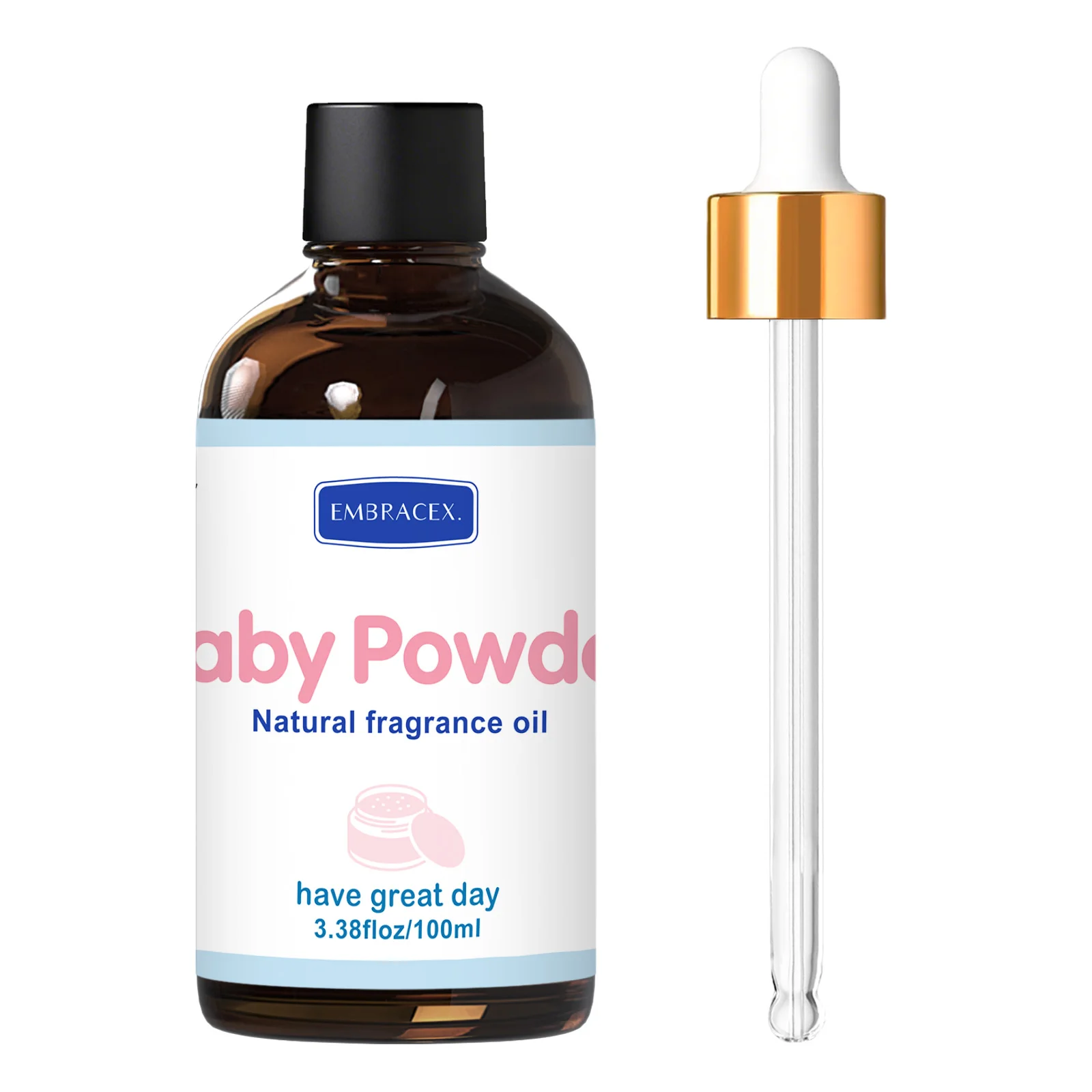 100ml Baby Powder Fragrance Oils Car Air Freshener Oil For Diffusers, DIY Projects, Warm Scent Candle Making, Gift for Friends
