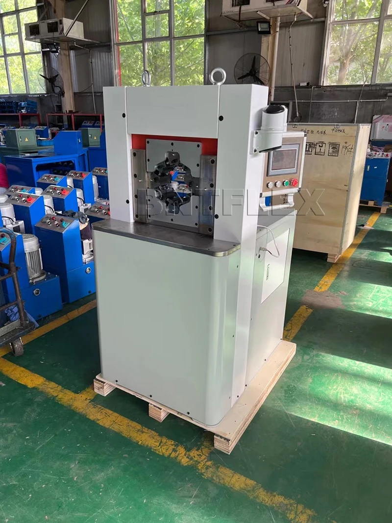 Automatic Manual Hose Crimping Machines New Rubber Engine Motor Pump Gear Bearing Factory Construction Manufacturing Plant Use