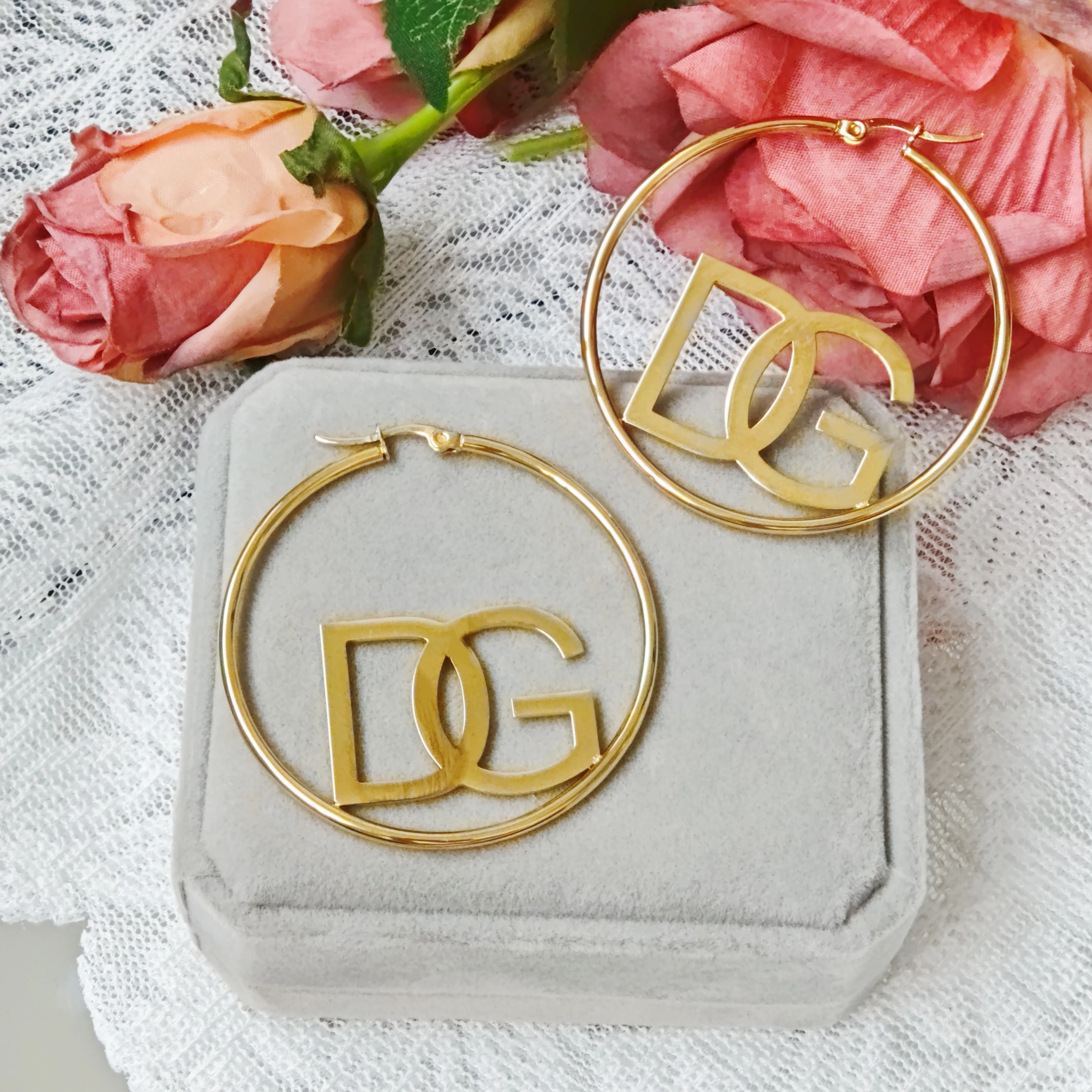 Customized Stainless Steel Jewelry Women's Jewelry Customized Name Earrings Banquet Parties Fashionable Ear Holiday Accessories