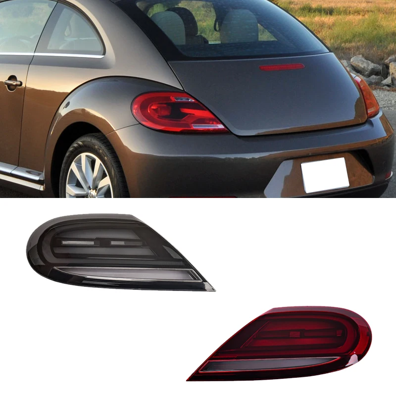 LED Taillight Assembly For Vw Beetle 2013 2014-2019 Dynamic Turn Signal Light Brake Light Reversing Light Driving Warning Light