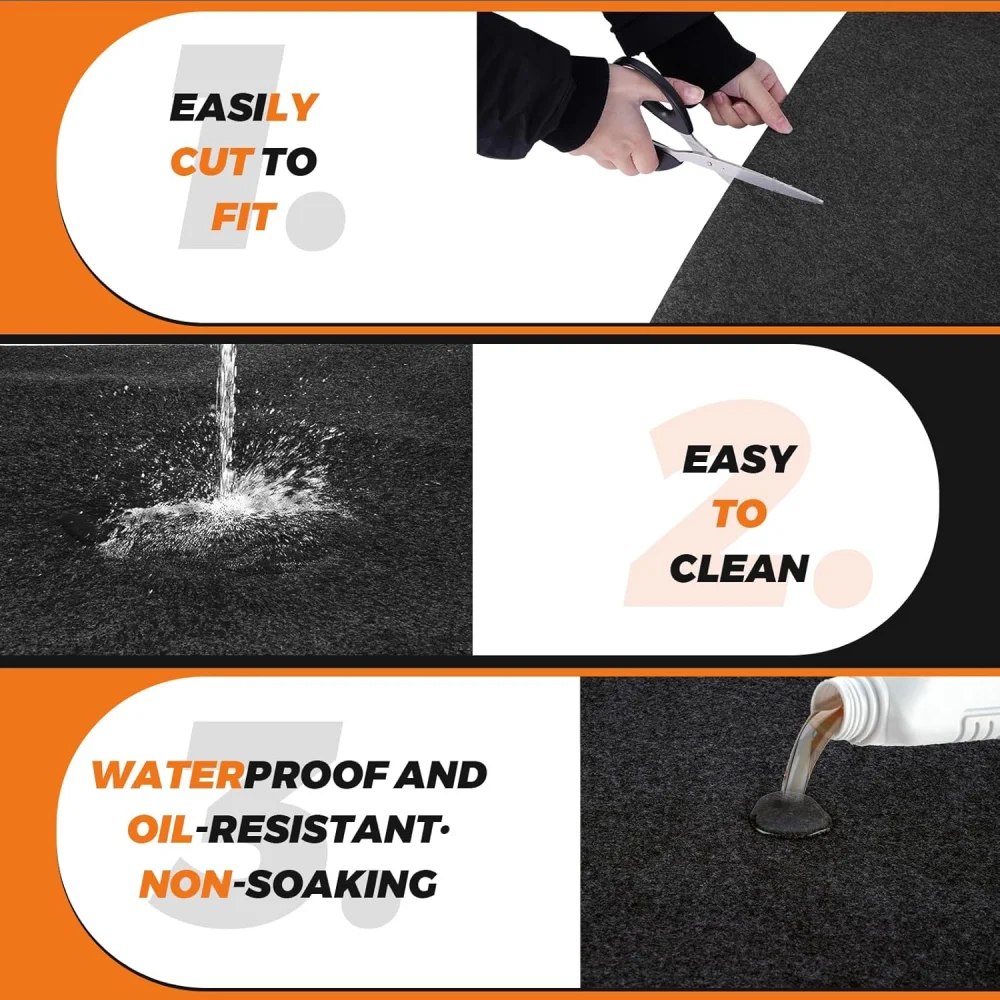 36x60inch Oil Spill Mat Car Maintenance Mat Proof Protective Waterproof Garage Mat Car Oil Leak Absorption Mat Auto Repair Pad