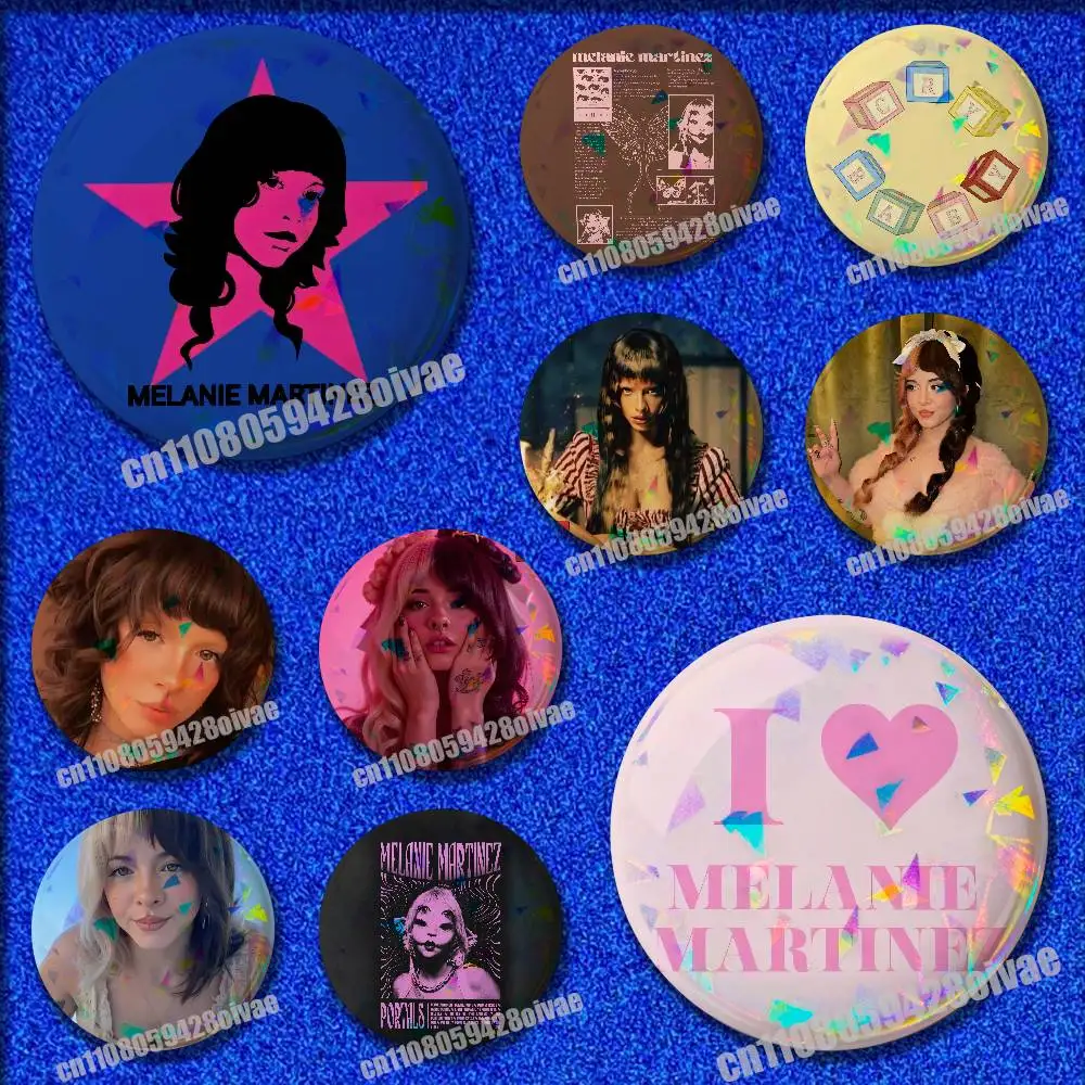 

For M-Melanie Martinez Cry Baby Pins Insignia Badge Pin Cover Emblem Round Ornament 75mm Cosplay Brooch Button