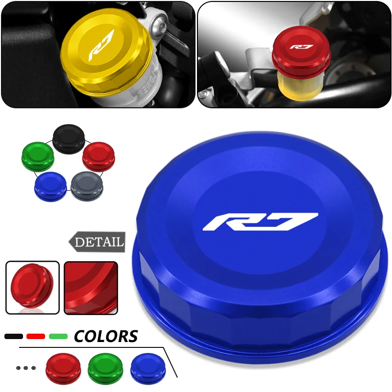 

NEW Front & Rear Brake Clutch Fluid Reservoir Cover Cap For YZFR7 YZF-R7 R7 2021 2022 2023 2024 Motorcycle Accessories