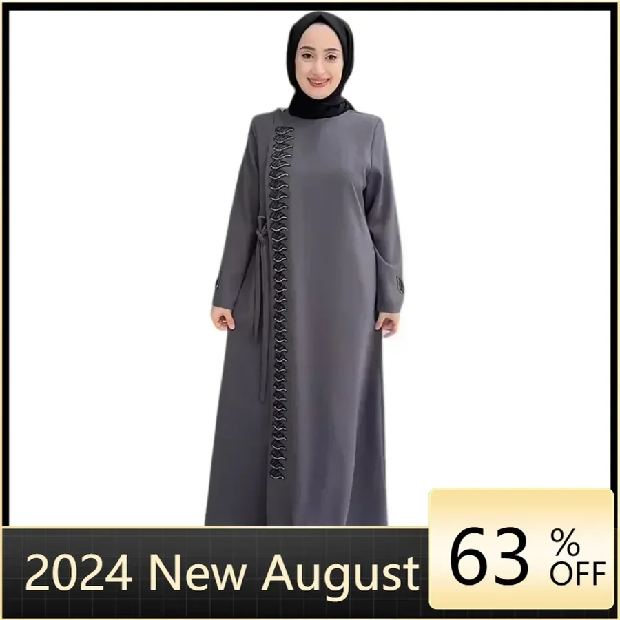 

African Dresses for Women Summer Autumn African Long Sleeve Polyster Long Maxi Dress Gowns Muslim Fashion Abaya Kaftan Outfits