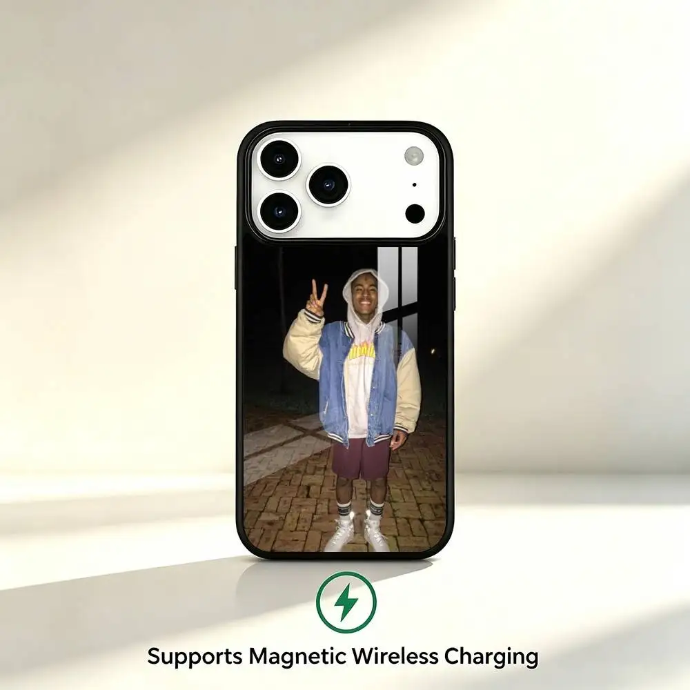 Emo Rap X-XXXTentacion  Phone Case For iPhone17,16,15,14,13,12,11 Plus,Pro Supports Magnetic Wireless Charging - view 3