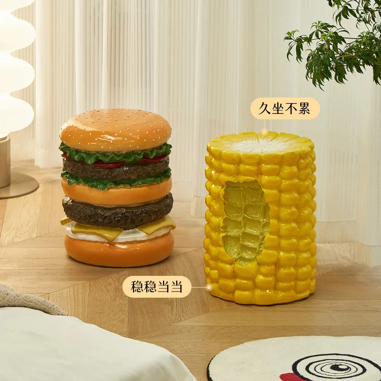 مقعد ذرة برجر بسيط وحديث، حذاء إبداعي يغير مقعدًا منخفضًا لمشاهير الإنترنت في دولار الرياح #4