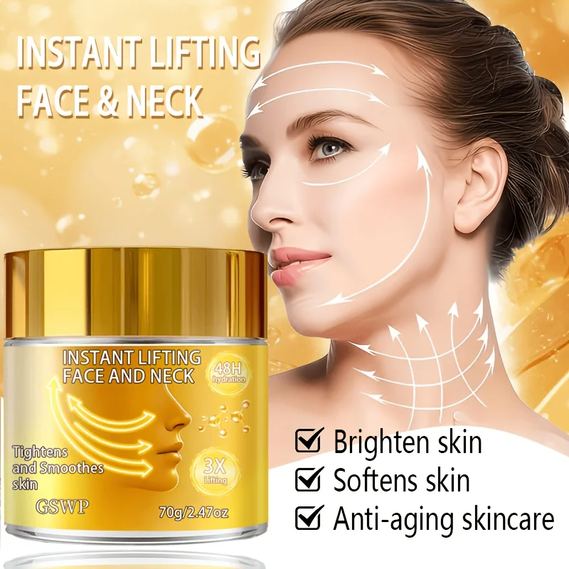 

GSWP Lifting Cream, anti-wrinkle skincare. 48-hour hydration, triple firming. Suitable for all skin types. 70g/140g