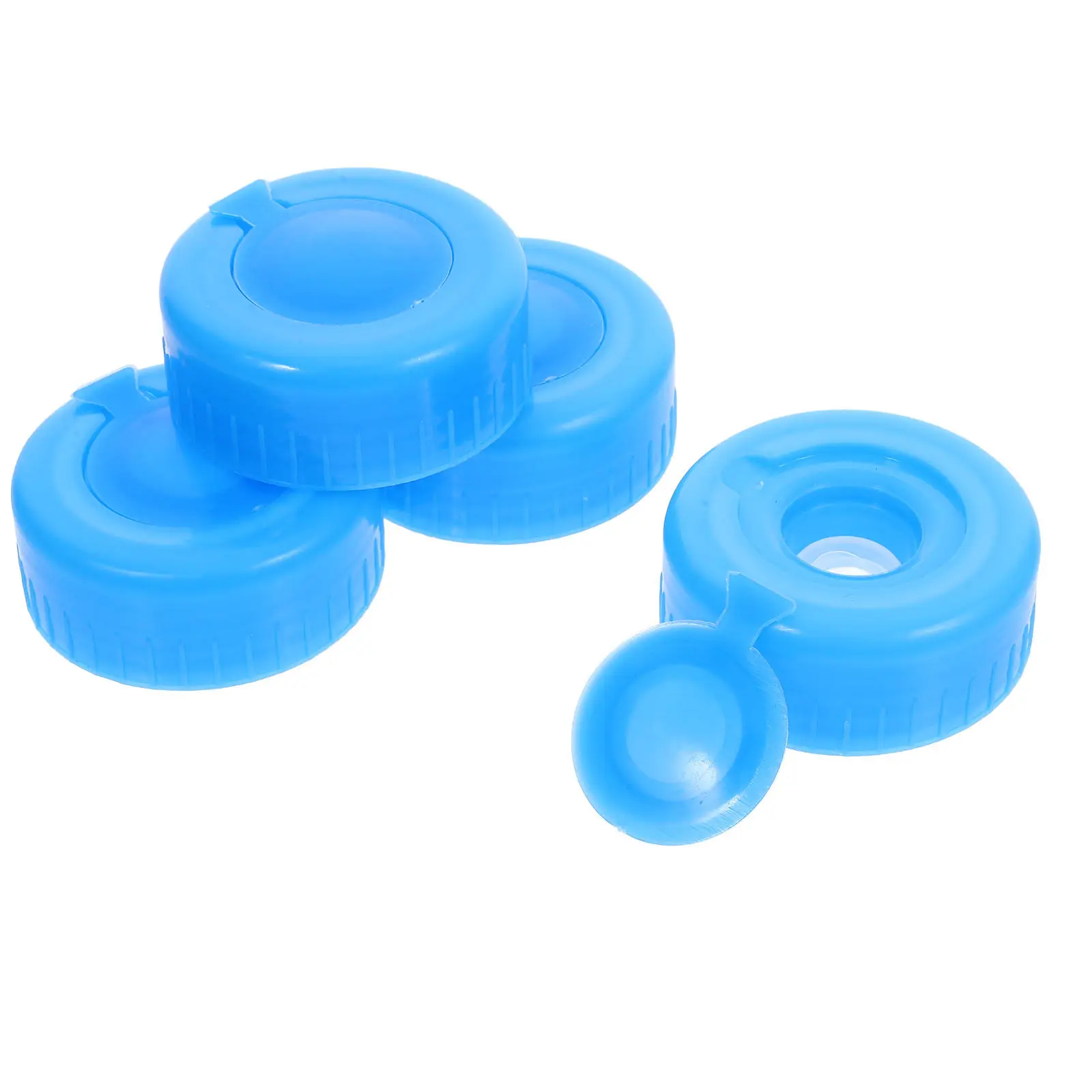 

4Pcs Water Jug Caps Replacement Reusable Plastic Sealing Cap for Water Bottle Jug Bucket Leak Proof Easy Clean Long Life