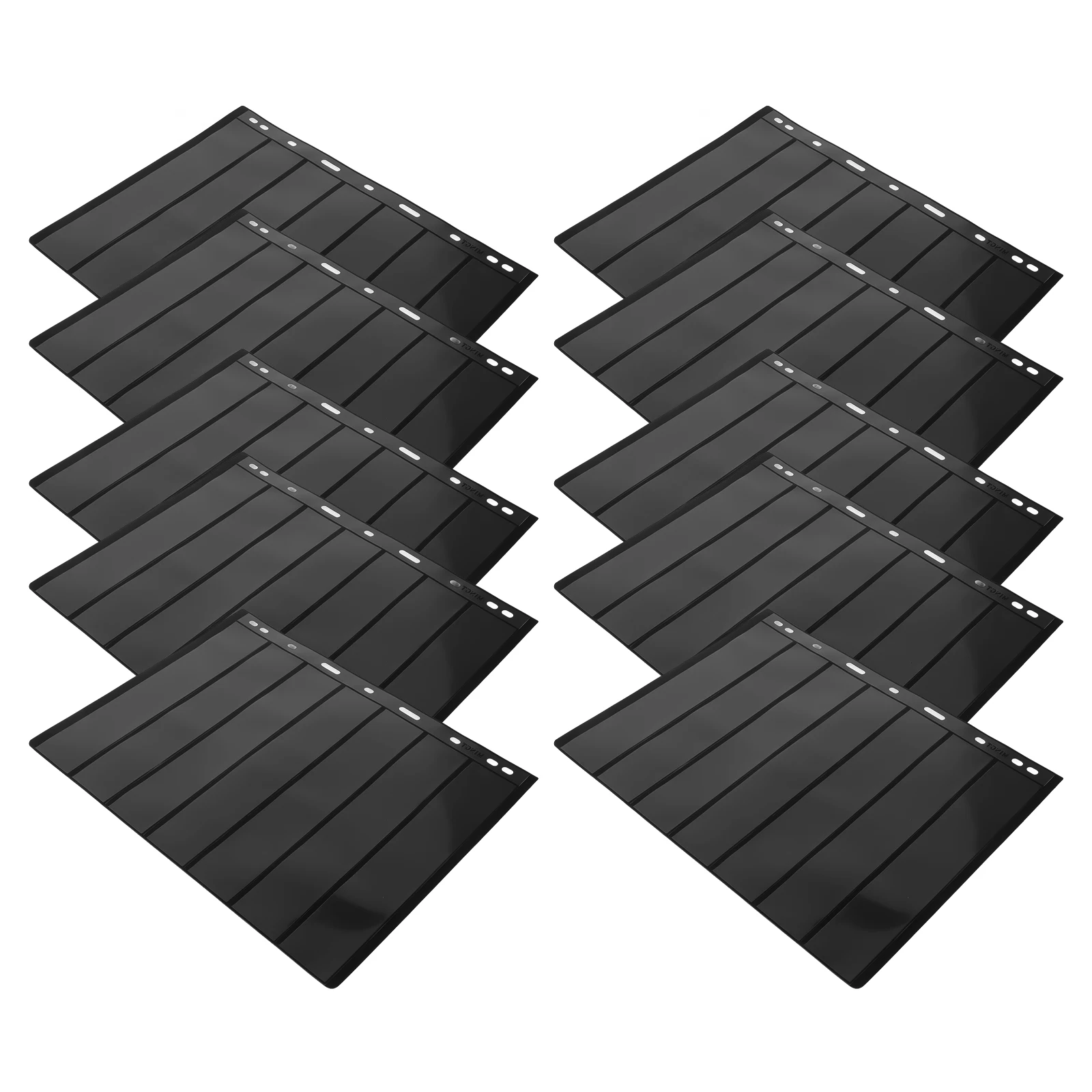 10 Sheets Collection Album Inserts Plastic Organizer Pages Coin Holder Album Storage Holder Storage