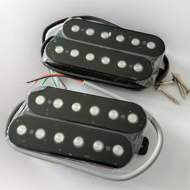 Fan Fretted 6 Strings Electric  Guitar Pickups,Bridge and Neck Double Coil Pickup    BJH-623