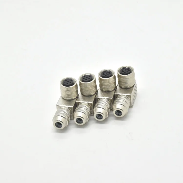 Good quality - all metal connector M16-6P 8P elbow waterproof aviation plug Electronic Accessories & Supplies Active Components