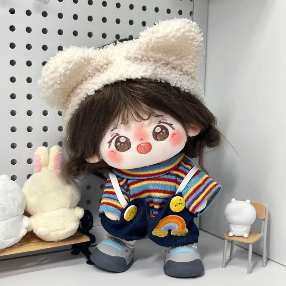 Fashion DIY 20cm Dolls Clothing Set Cartoon Colorful Doll Clothes Cute Miniature Dress Suit BJD Doll