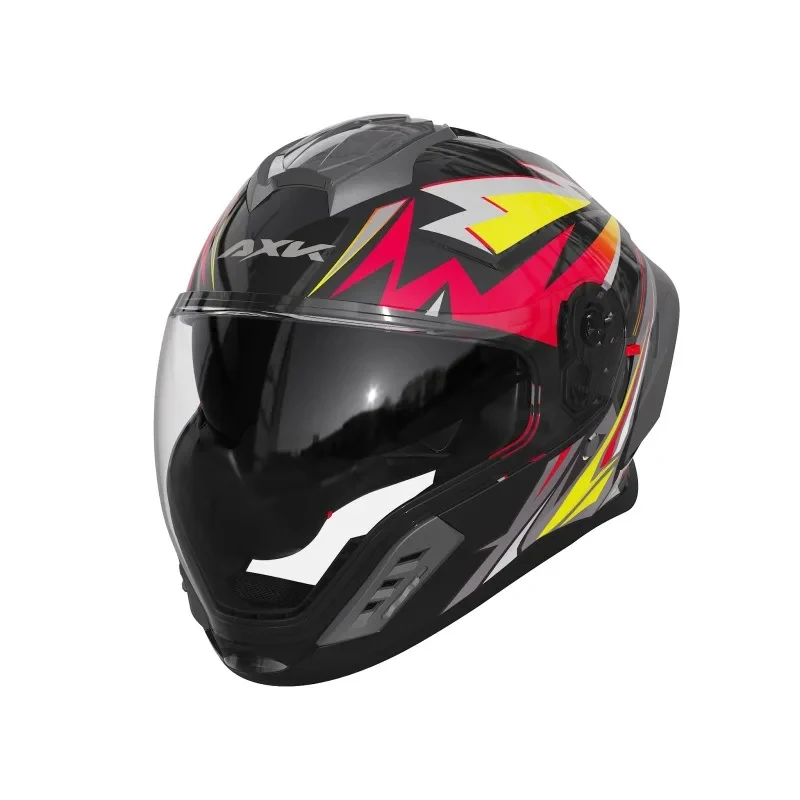 DOT Certification Uchoose Motorcycle Helmet Double Lens Cross Section Helmet Safety Modular Flip Helm Unisex Helmet With Visor