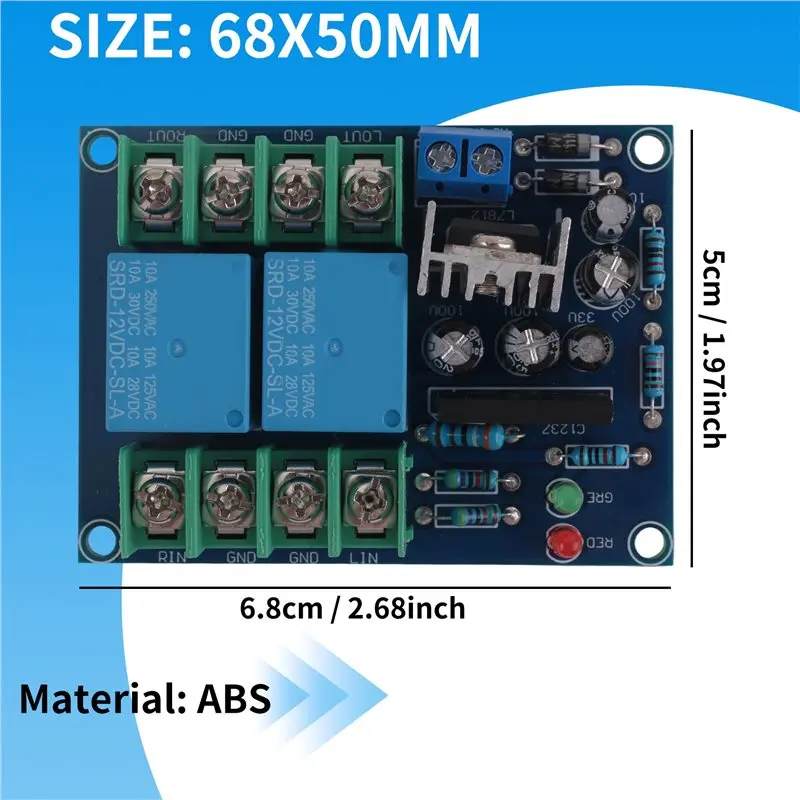 B24B ثنائي القناة مكبر الصوت حماية لوحة دوائر كهربائية عالية الطاقة مضخم الصوت حامي المتكلم