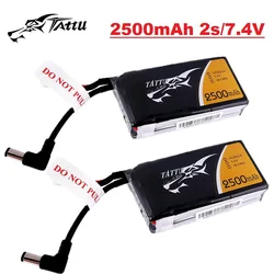 Nuova batteria Tattu Lipo 2500mAh 1C 7.4V FPV Goggle batteria per RC Fatshark occhiali HDO FPV Drone Parts 2S batteria ricaricabile