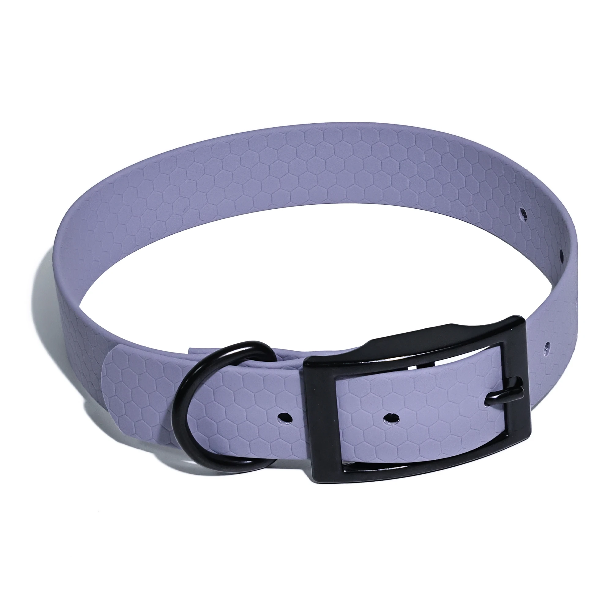 Wasserdichtes PVC-Hundehalsband, Verstellbares Geruchsneutrales Haustierhalsband, Leicht zu Reinigendes Langlebiges Robustes Halsband für Kleine Mittlere und Große Hunde – Detail 7