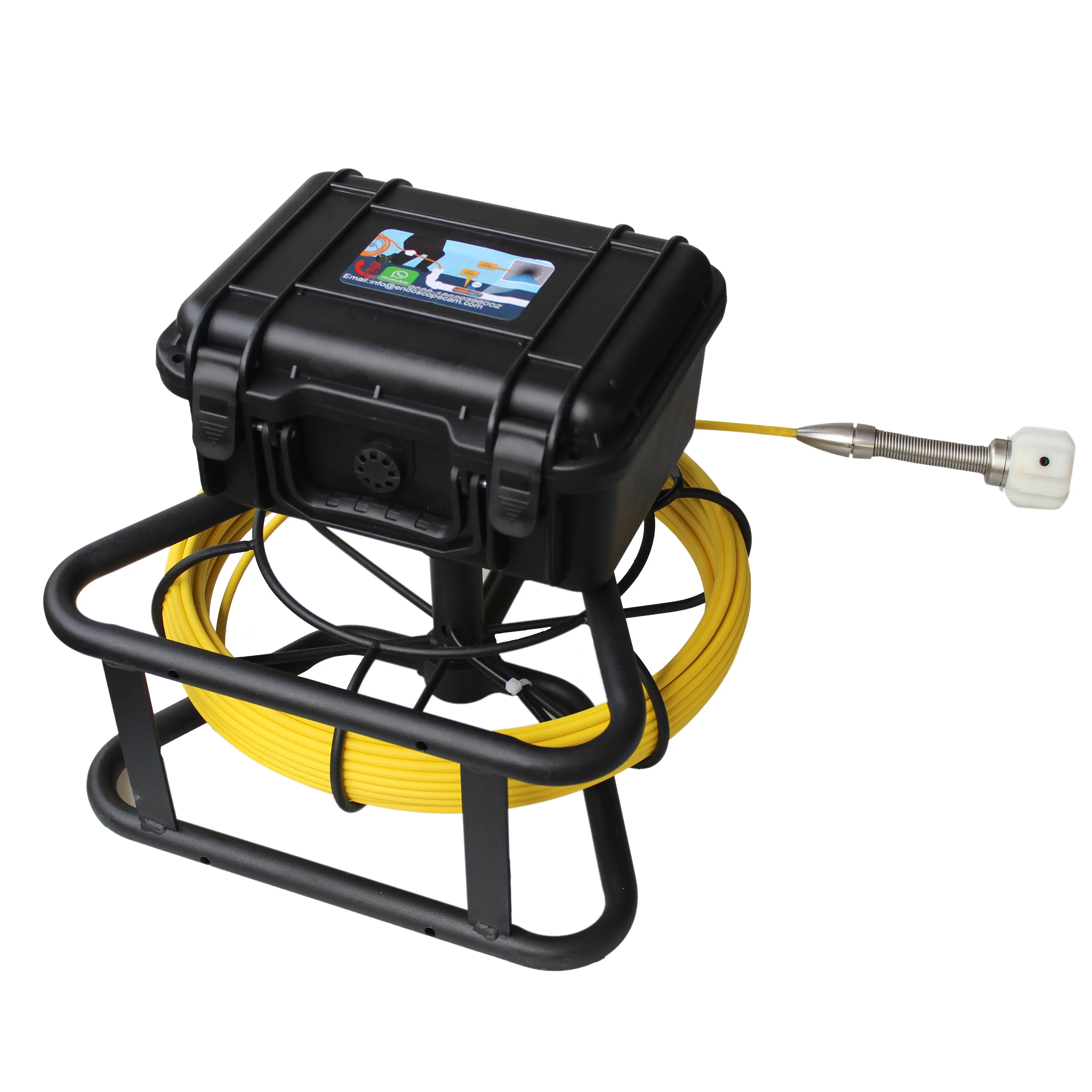 7" LCD DVR Plumbing Camera Sewer Snake camera kit with 23mm 1080P 512hz locator camera kit