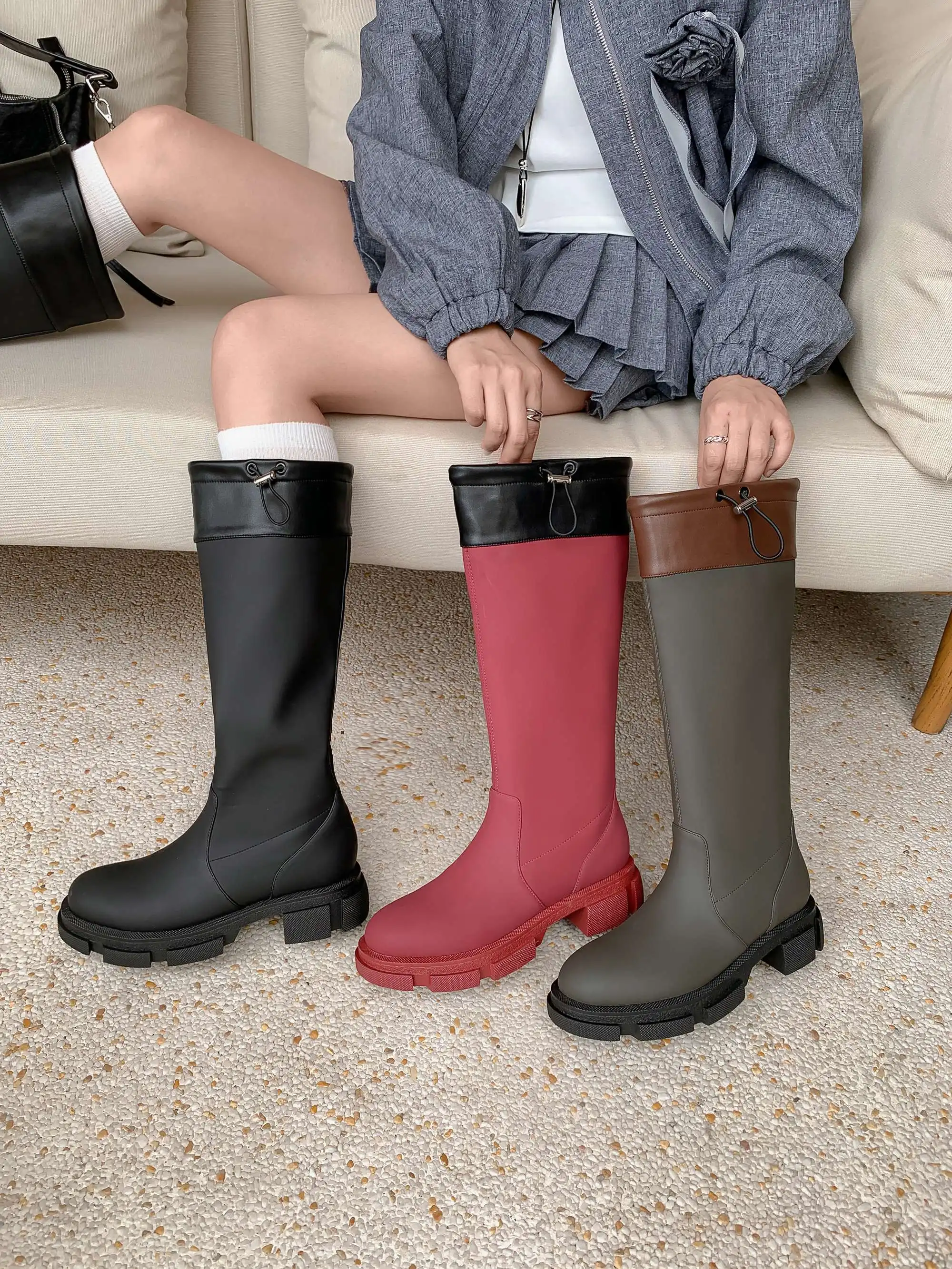 حذاء ركوب طويل يصل إلى الفخذ م - مراجعة Riding Boot Short وسعره