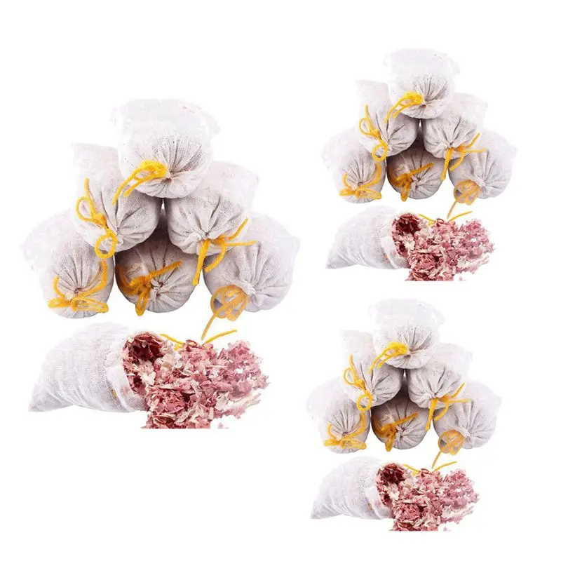 AT05-30Pack Cedar Sachets Bags, Cedar Chips For Closets And Drawers,Cedar Blocks For Clothes Storage,Cedar Wood Closet