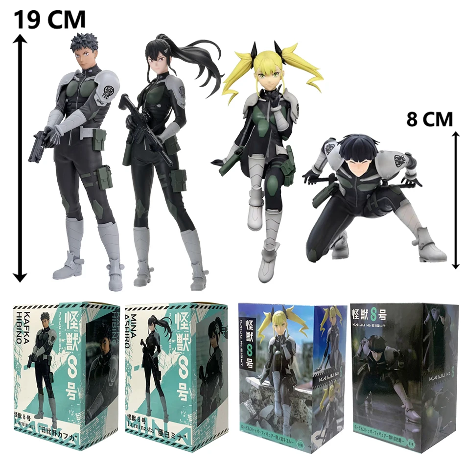 Anime beeldje Kaiju nr. Soshiro Hoshina Kikoru Shinomiya Kafka PVC Figuur Anime Kenmerken van Staande Houding Model Speelgoed