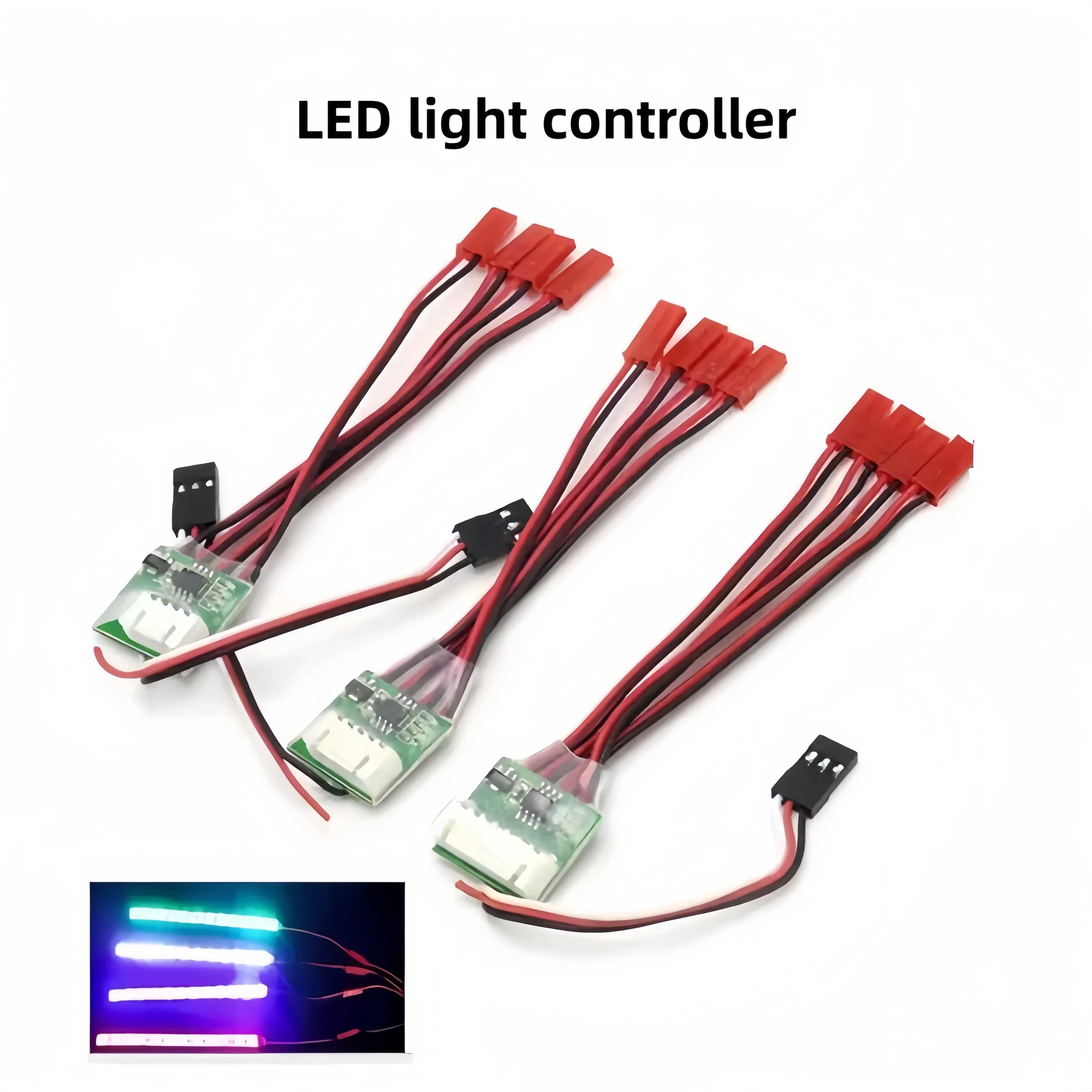 

LED light control switch light strip scrolling light 3S night aviation light controller conversion