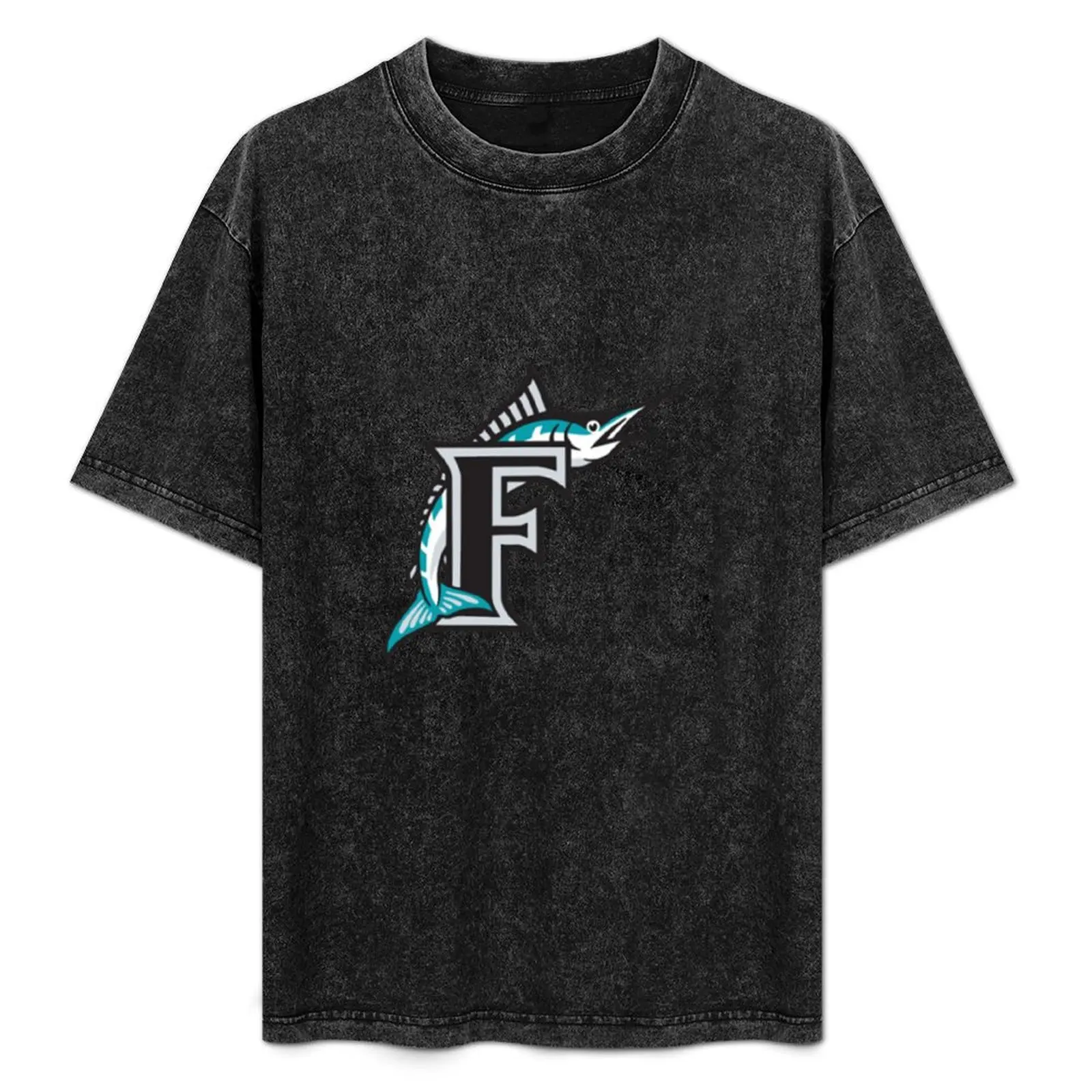 

Vintage Florida Marlins Logo Design T-Shirt Moisture Wicking Quick Dry Tee
