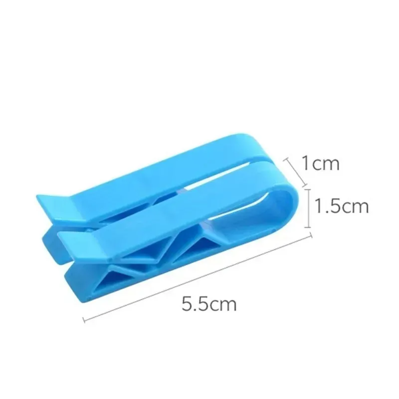 100/2Pcs Garbage Bag Fixed Clips Kitchen Snack Bags Sealing Clamp Waste Bin Trash Bag Clip Holder Rubbish Basket Clamps Gadgets