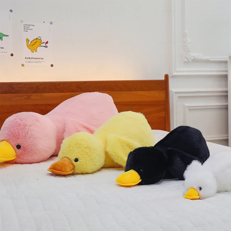 

Kawaii плюшевая игрушка-утка, милая желтая утка, мягкая кукла-подушка для детей, мягкая приятная плюшевая игрушка, подарок на день рождения для детей