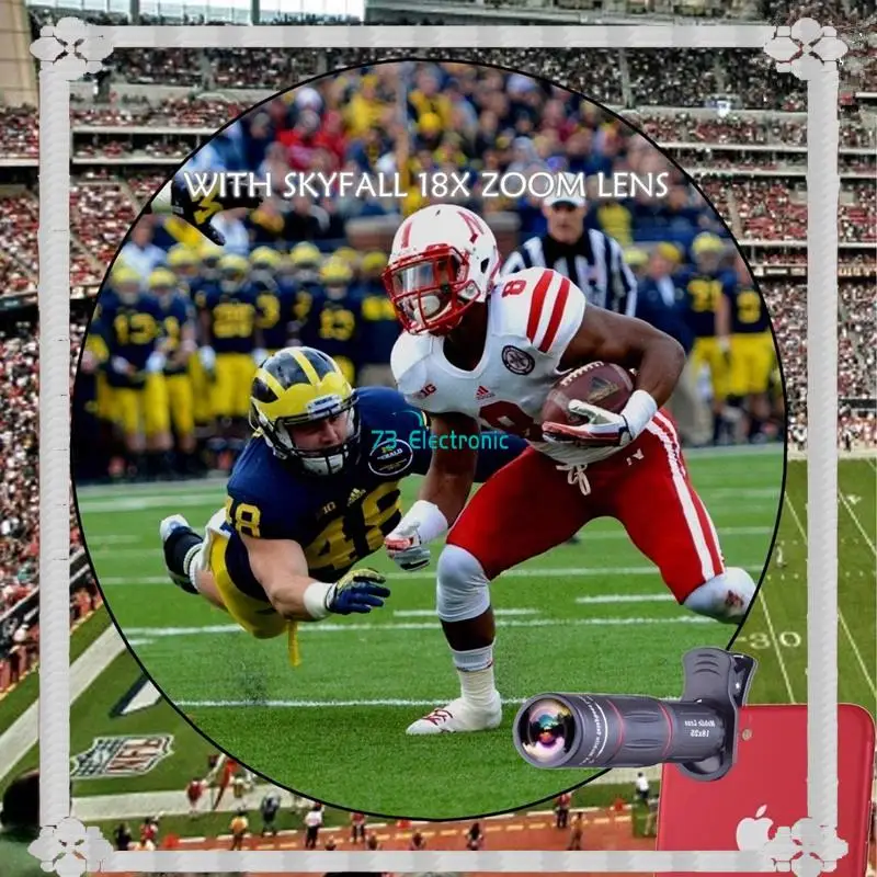 24-Hour Delivery Apexel Universal 18X25 Monocular Zoom Hd Optical Cell Phone Lens Observing Survey 18X Telephoto Lens With Tripo