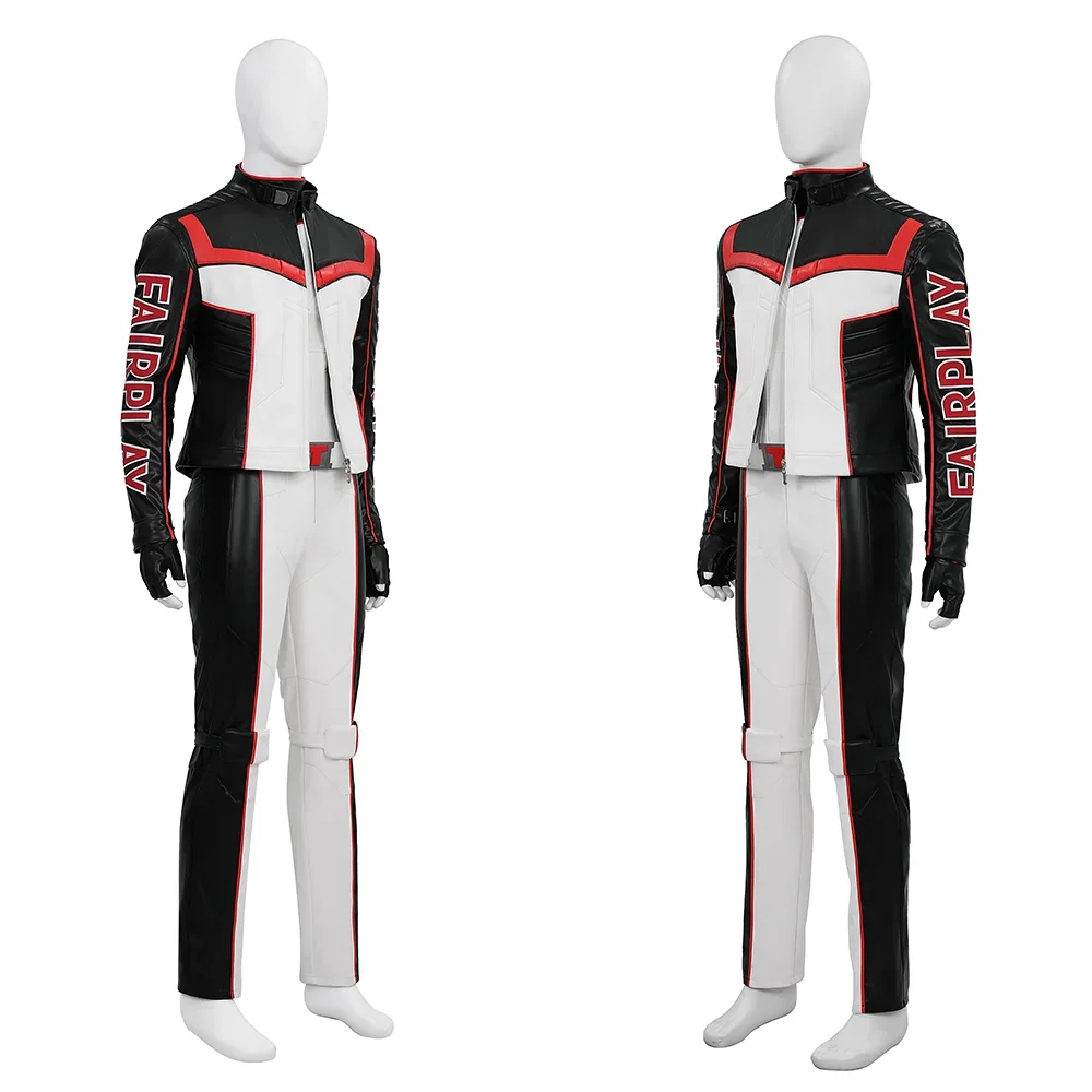 Déguisement fantastique Costume de Cosplay Costumes de super-héros avec haut pantalon ceinture ensemble complet Halloween homme monsieur Costume de combat sur mesure