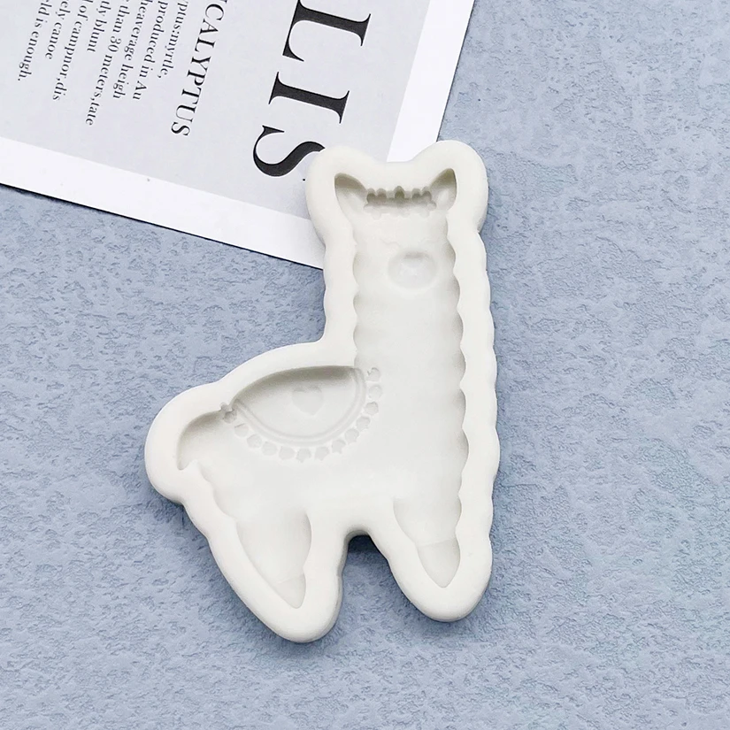 Alpaca Sheep Silicone Sugarcraft Mold Resin Tools Cupcake Baking Mould Fondant Cake Decorating Tools image 2