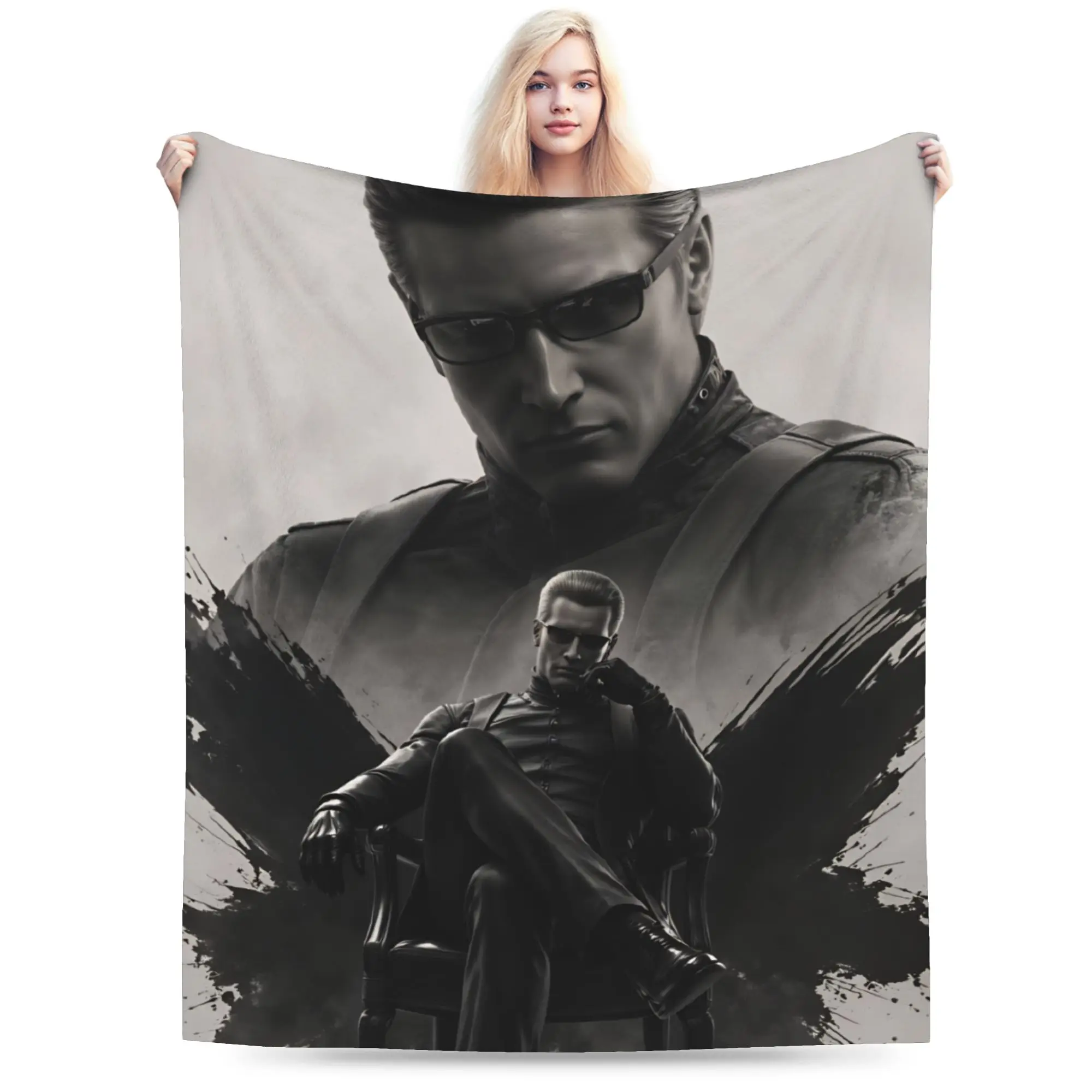 Albert Weskers  Flannel Blanket Winter  Soft Throw Blanket for Children Couch Bed Novelty Bedspread Sofa Bed Cover