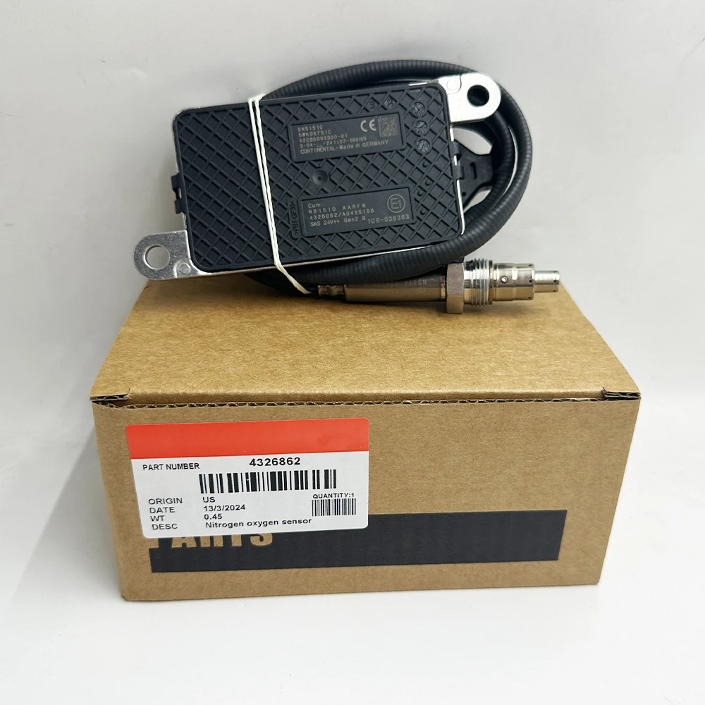 High Quality 24V NOX Sensor for Cummins ISX12 ISX15 MX13 6.7L 2011-2018 OEM 4326862RX 4326862 5WK96751C Made In USA, In Stock