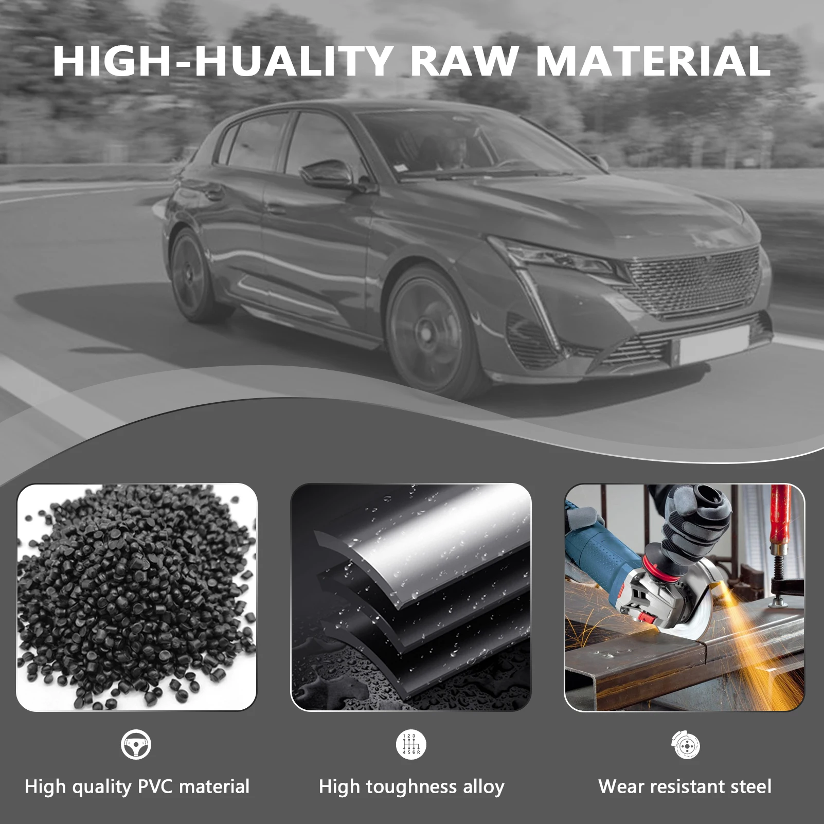 9677093080 Sensor de fluxo de ar maciço (MAF) de 4 pinos para 208 308 508 2008 3008 5008 / C3 C4 C5 / DS3 DS4