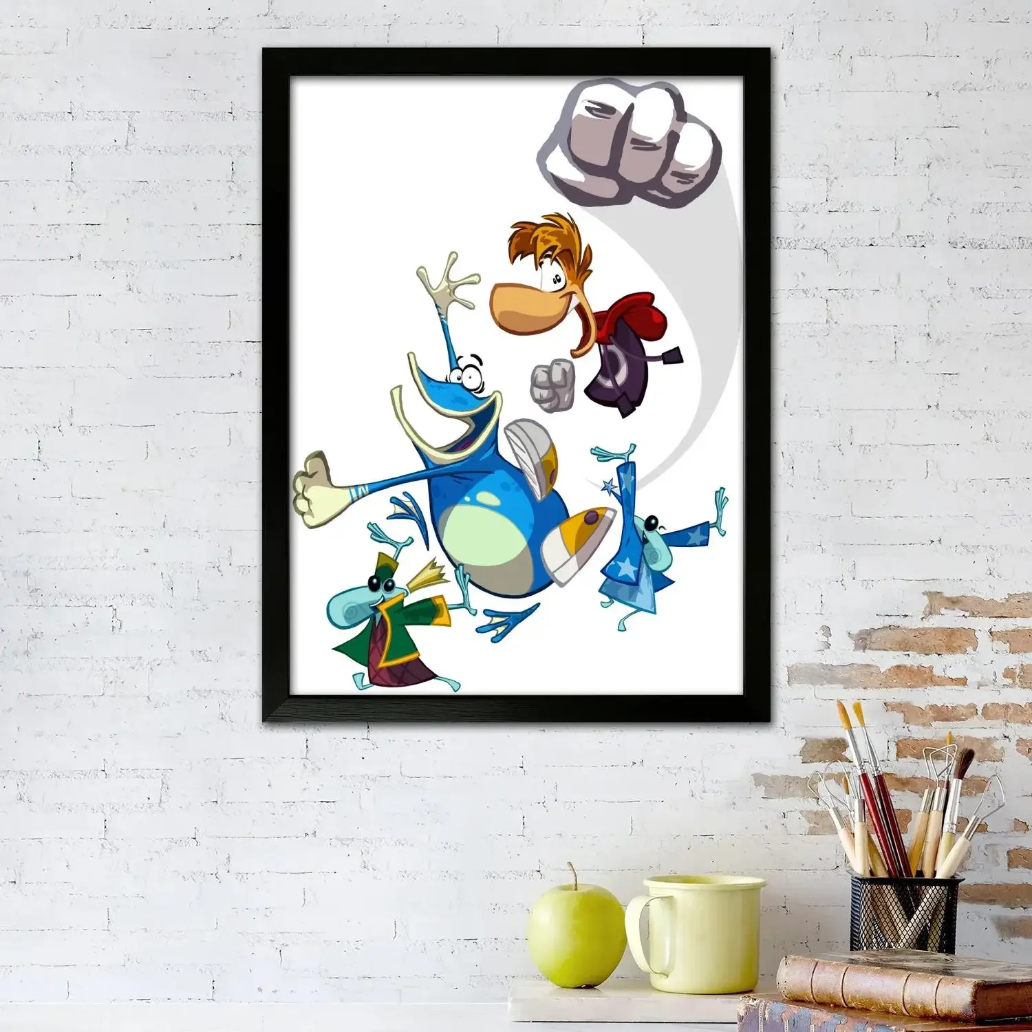 Rayman Legends Canvas Art Poster, Wall Art Picture Print, Modern Family Bedroom Decor Posters,Decorative painting