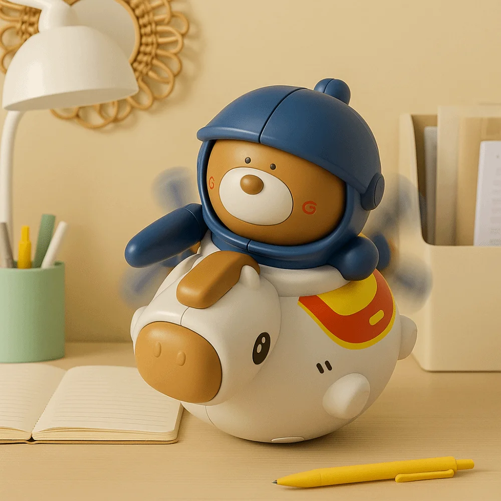 Crafts Knight Tumbler Doll Toy Doll Collection Knight Rocking Toy Handmade Mini Baby Knight Tumbler Toy Children Girls Boys