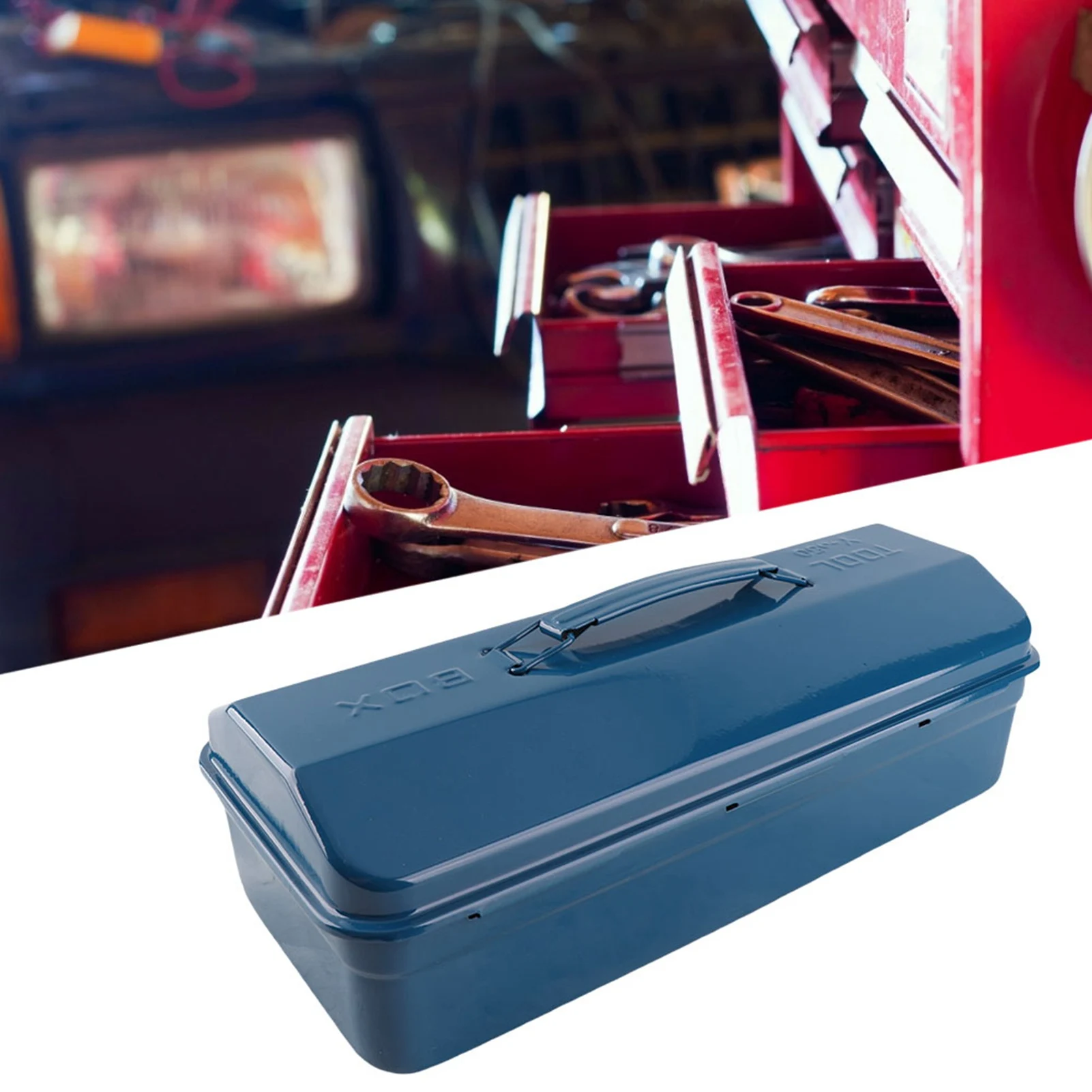 

Iron Toolbox Portable Tool Box Repair Tool Storage Thickened Multifunction Iron Toolbox Repair Tool Storage Box Container Holder