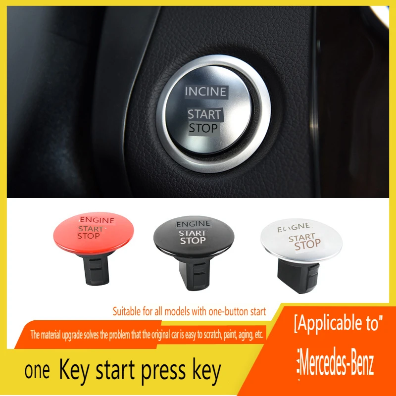 For Mercedes Benz One Key Start Button Switch Button C-Class E-Class S-Class R-Class Ignition Button 2215450714