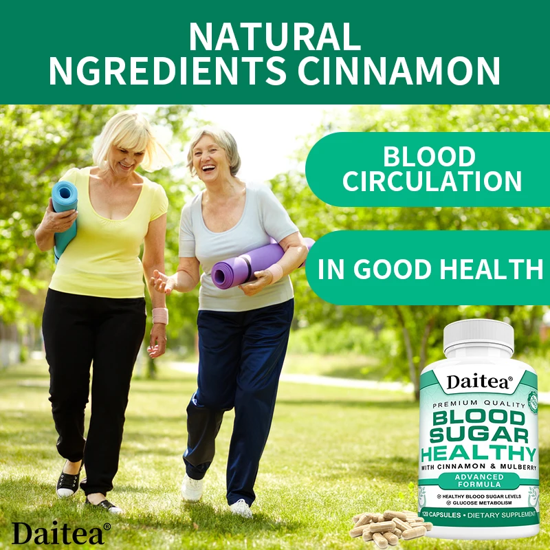 Blood Sugar Support Supplement - Support Normal Blood Sugar and Glucose Metabolism - All Natural Herbal Supplements