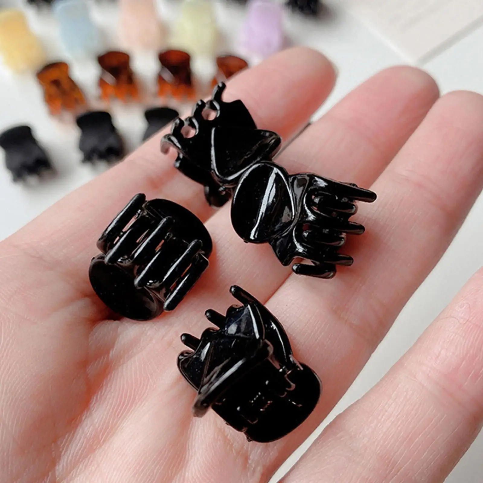 10Pcs Mini Hair Claw Clips For Women Girls Barrettes Crab Hairpins Styling Claw Clips Fashion Hair Accessories