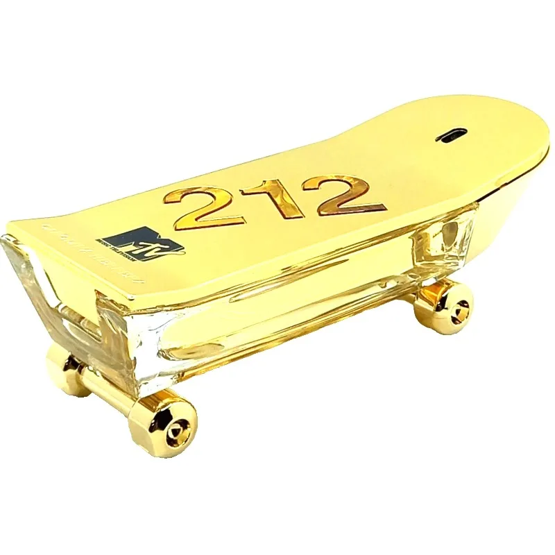 عطر CH Luxury Men 90ML بتصميم لوح التزلج يدوم طويلاً، رذاذ عطري للاستخدام اليومي في الهواء الطلق، هدية كولونيا