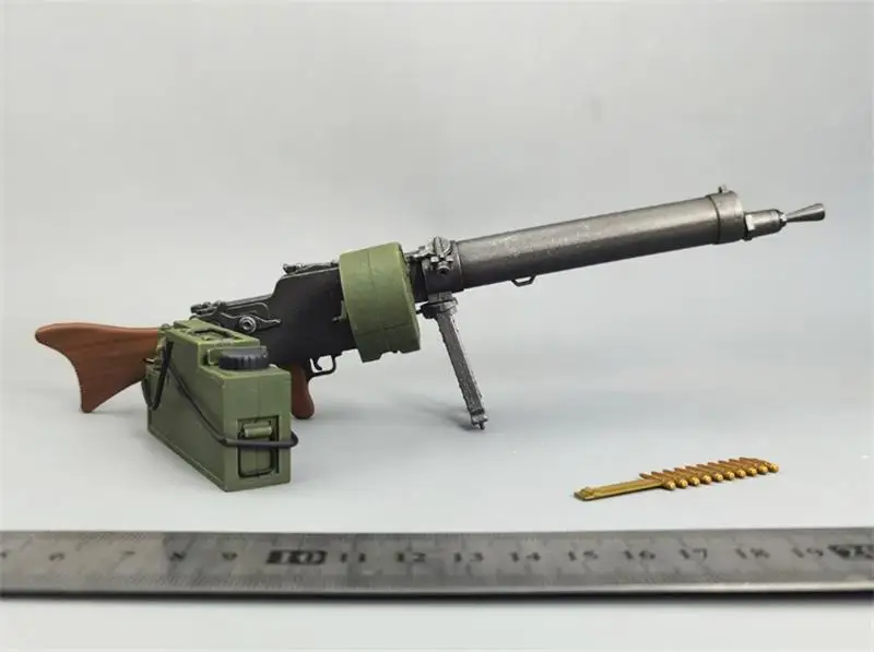 1/6th WWII Series Battalation War MG08/15 머신 건 PVC 액션 피규어 용 액세서리