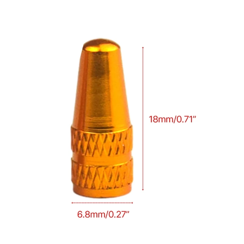 4 szt. Zawory opon rowerowych nakładki na trzpienie rowery ze stopu aluminium czapki na opony powietrzne czapki na zawory osłony