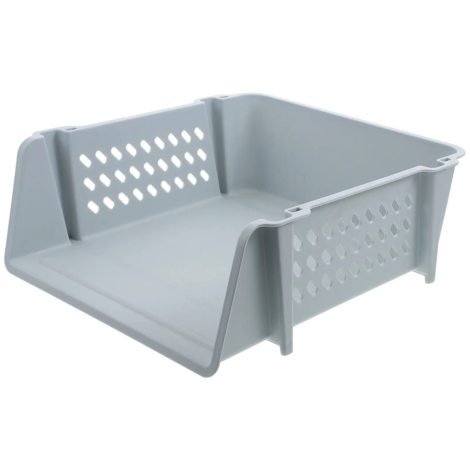 

Multi-Functional Stackable Storage Rack Desktop File Organizer Plastic Sundries Holder Stationery Cosmetics Organizer