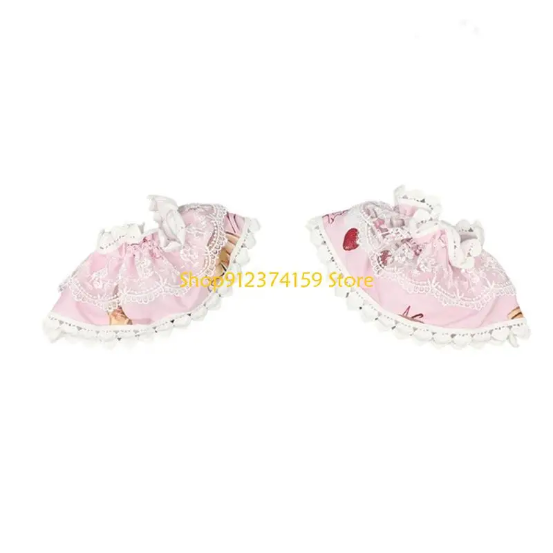 

G5AE Fashionable Maid Costume Lace Headband Arm Sleeves Adjustable Hairband Hand Cuffs For Various Occasion Cosplay Accessory
