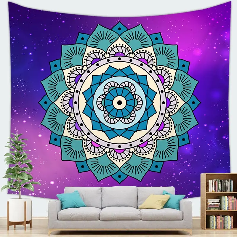 Mandala Totem Tapestry Wall Hanging Mandala Decor Tapestry Wall Hanging Mandala Party Home Decoration Background Wall Decor